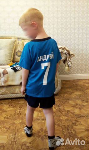 Именной комплект детской формы Nike фк Зенит