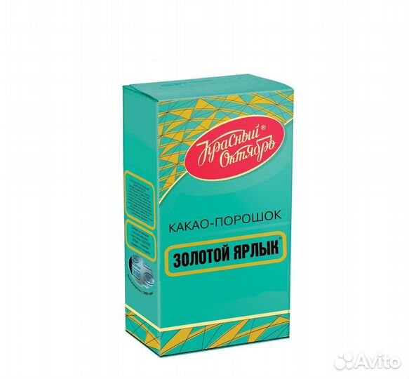 Какао порошок Золотой ярлык Красный октябрь