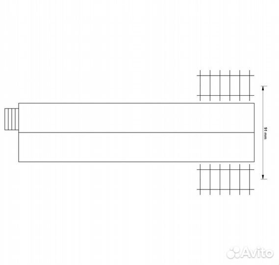 Auhagen 13221 TT 1:120 перрон/платформа