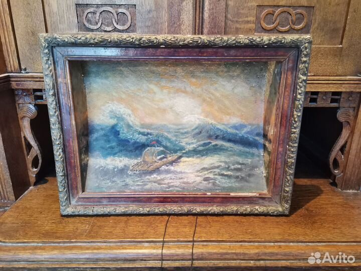 Картина маслом старинная