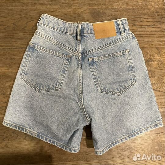 Джинсовые шорты zara 34