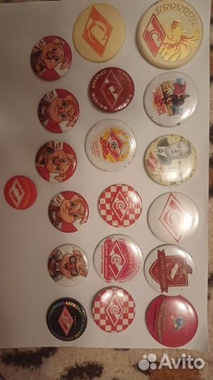 Значки Спартак Москва 2 часть (обновлено 18.11)