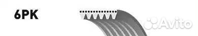 Ремень ручейковый 6PK1130