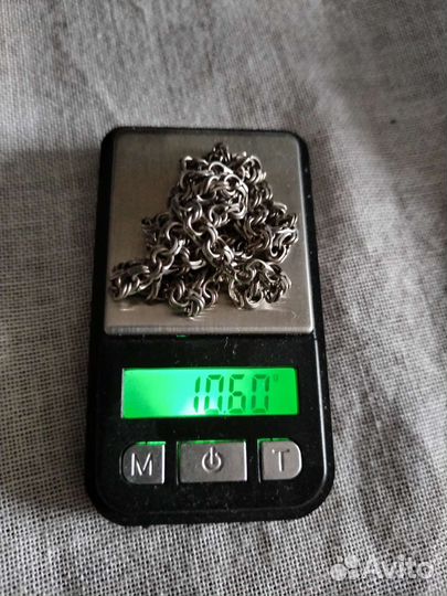 Серебряная цепь 875 пробы