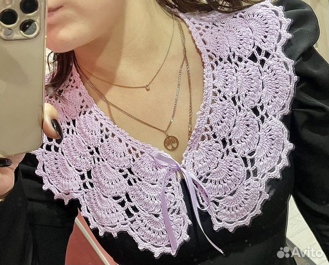 Воротничок кружевной женский