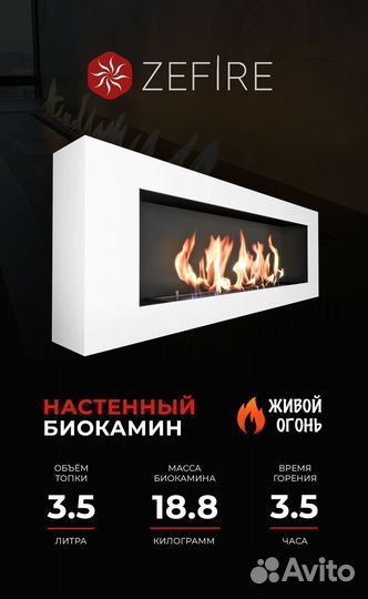 Биокамин настенный