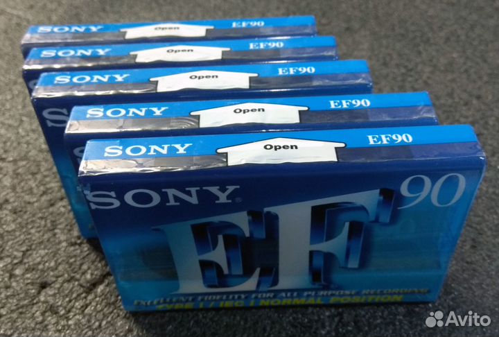 Аудиокассеты sony EF90