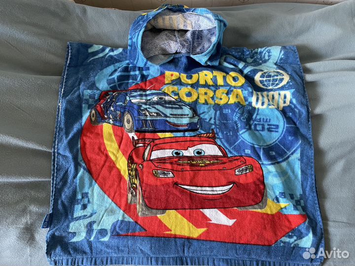 Полотенце пончо с капюшоном