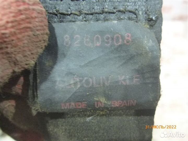 Ремень безопасности левый Peugeot Partner 5F TU3JP