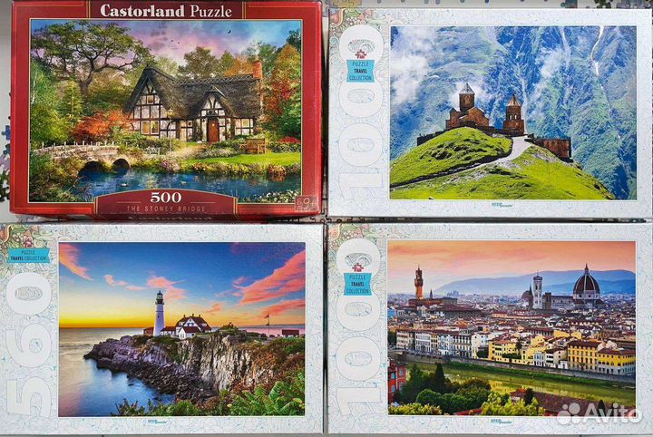 Пазлы Castorland, Step puzzle, 500, 1000 деталей