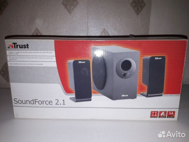 Колонки компьютерные+сабвуфер Trust SoundForce 2.1