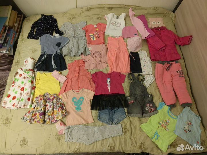 Вещи пакетом на девочку 80 92