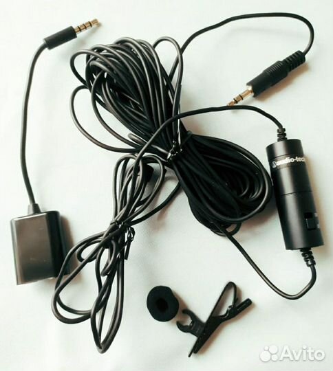 Микрофон петличный клипса Audio-technica ATR3350iS