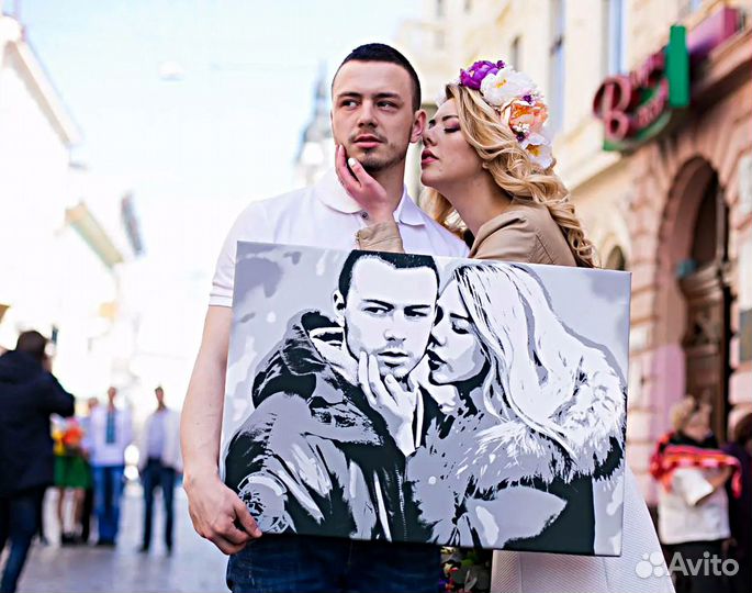 Портрет на холсте 40х60