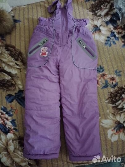 Штаны теплые на девочку