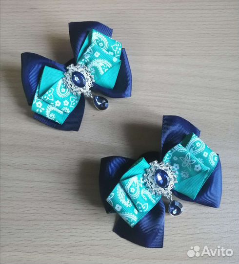 Резинки для волос из атласных лент