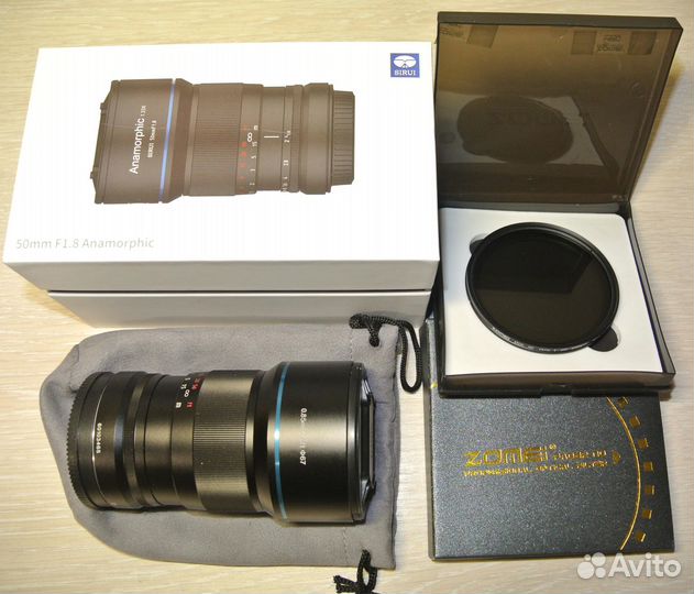 Объектив Sirui 50 mm F1.8 1.33х Anamorphic Sony E