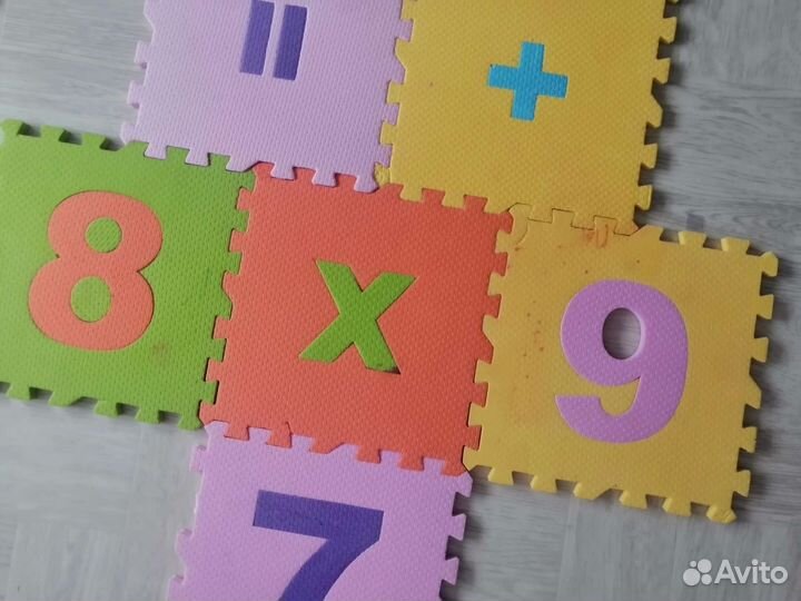 Пазл коврик детский мягкий