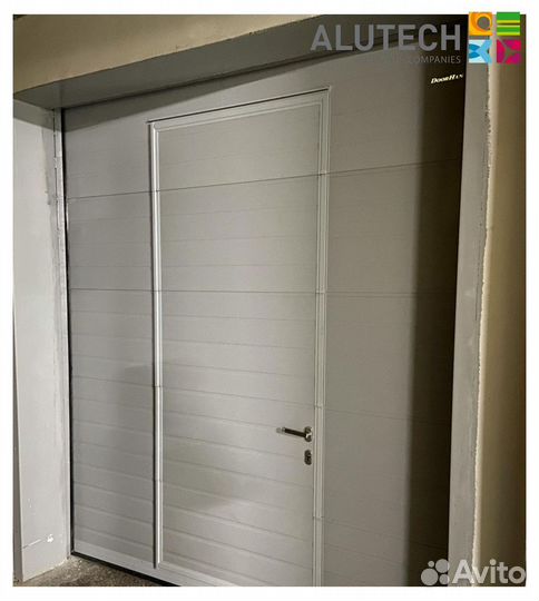 Секционные ворота alutech