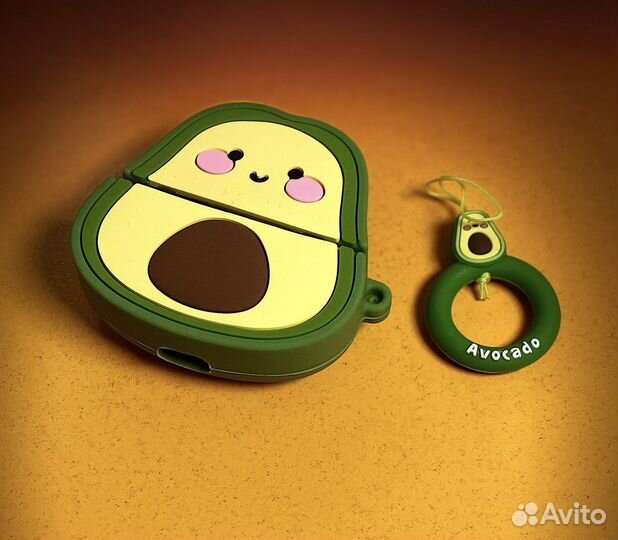 Чехол на AirPods Pro с авокадо