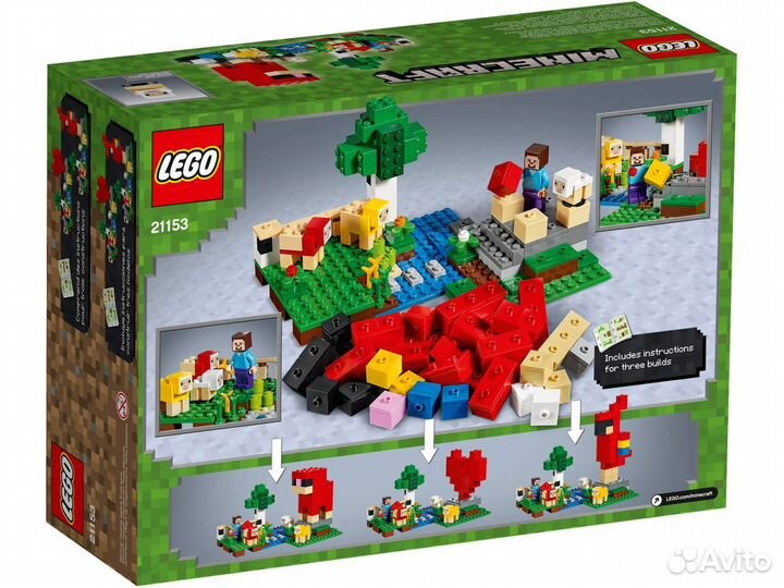 Набор lego Minecraft 21153 Шерстяная ферма