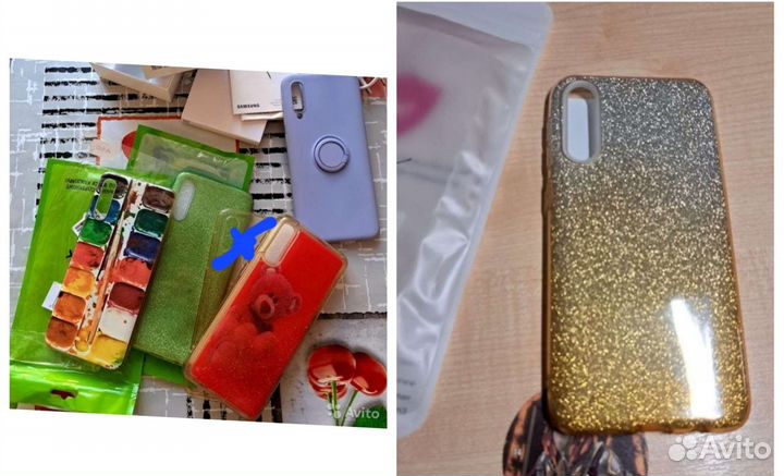Чехлы на самсунг а50,5 шт
