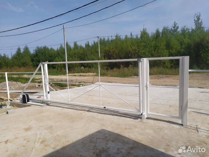 Откатные ворота под ключ