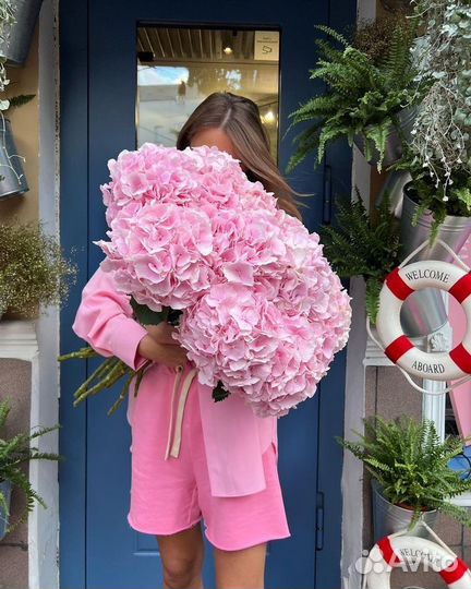 Гортензия букет цветы