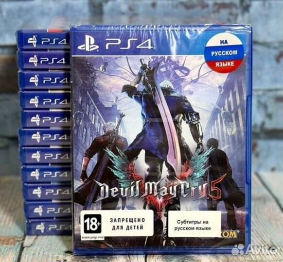 Devil may cry 5 ps4 диск новый русские субтитры
