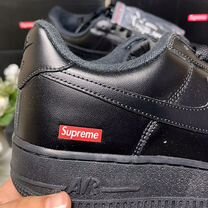 Nike air Force 1 x Supreme черные оригинал