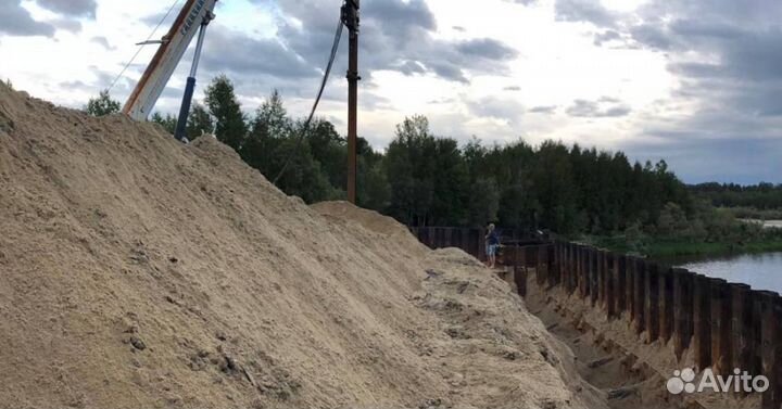 Шпунт ларсена Л4 и Л5 Погружение, Забивка, Аренда