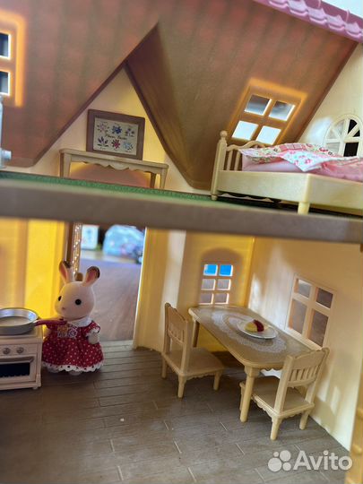 Домик с семьей кроликов Sylvanian Families