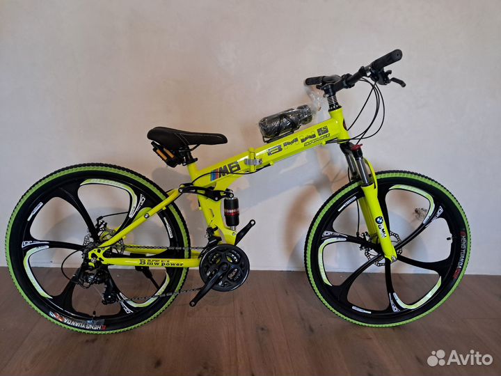 Велосипед на литых дисках bmw складной