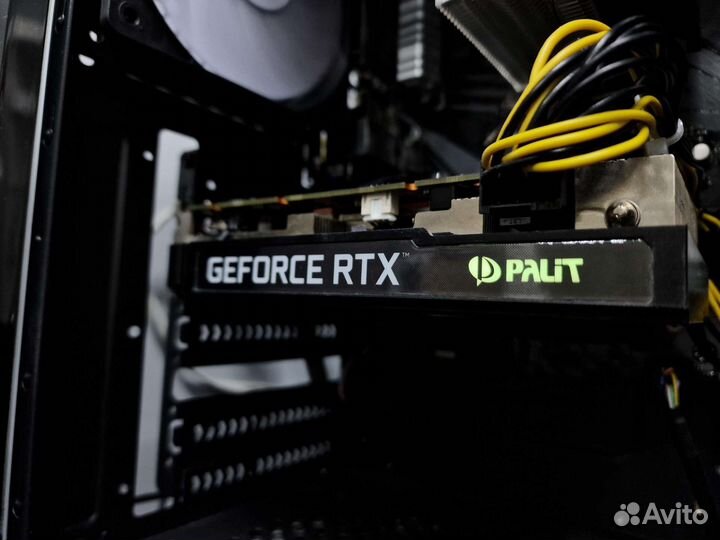 Игровой пк Ryzen 2700/RTX3060 12GB/32GB/1,25tb