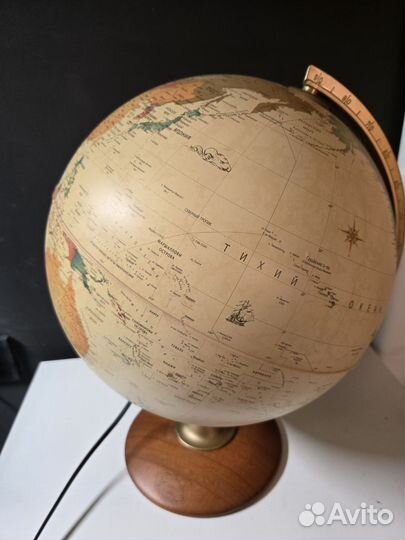 Глобус ночник светильник. 30 см