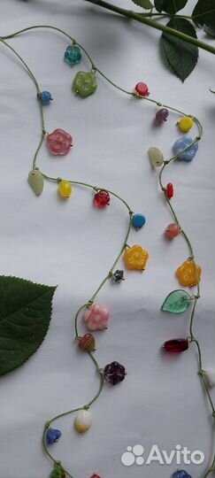 Бусы из чешского стекла