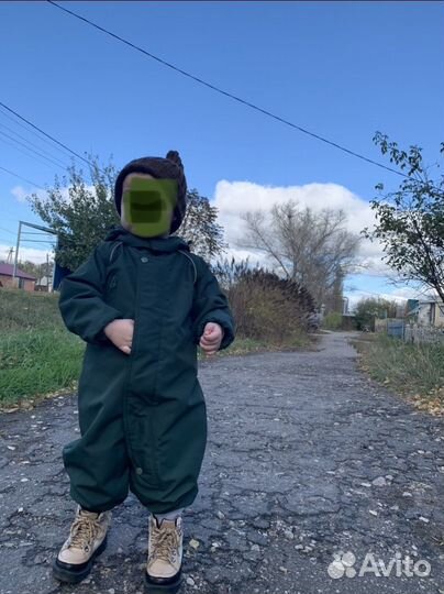 Осенний комбинезон для мальчика 86-92