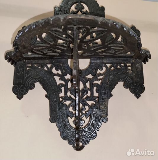 Полка настенная старинная до 1917 г чугун