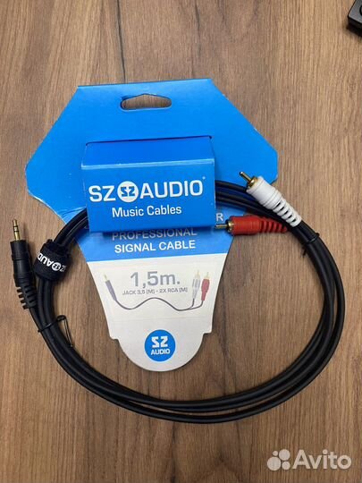 Кабель Jack 3.5 2 RCA (Тюльпан джек)