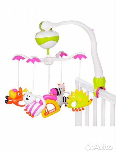Детский мобиль в кроватку музыкальный