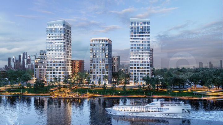 2-к. квартира, 71,1 м², 2/13 эт.