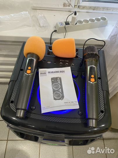 Колонка караоке бокс 200w