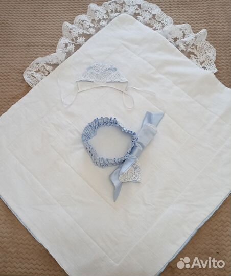 Конверт- одеяло на ввписку, весна -лето