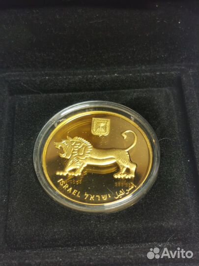 20 шекелей червонное золото 31,1гр