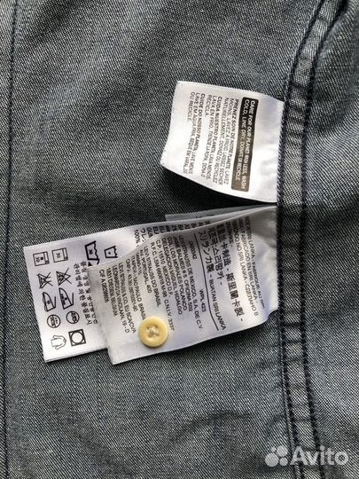 Джинсовая рубашка levis женская