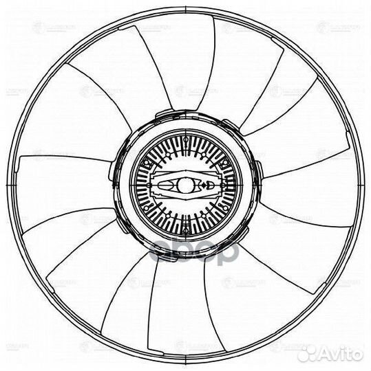 Муфта вязкост. для а/м Mercedes-Benz Sprinter