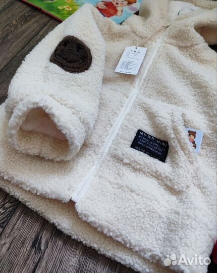 Плюшевая кофта детская