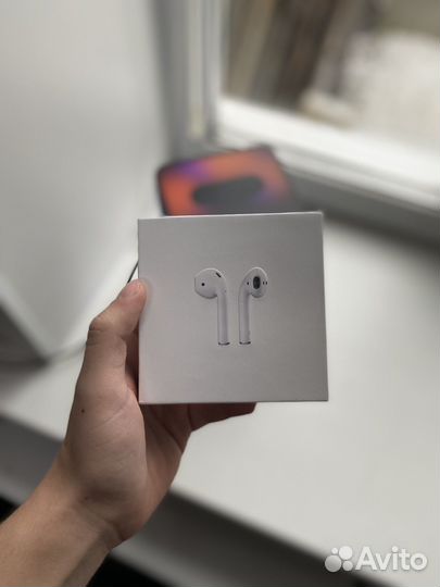 Airpods 2 Новые + бесплатная доставка
