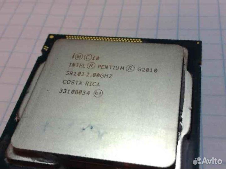 Процессор Intel Pentium G2010 сокет LGA1155