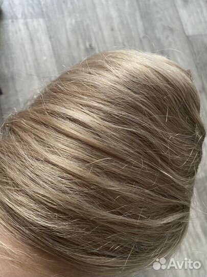Волосы натуральные на заколках 55 см